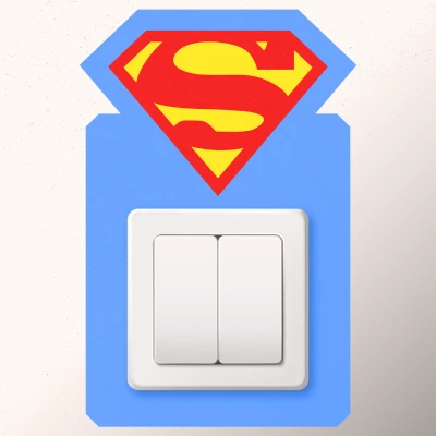 Adesivo per interruttore - Superman