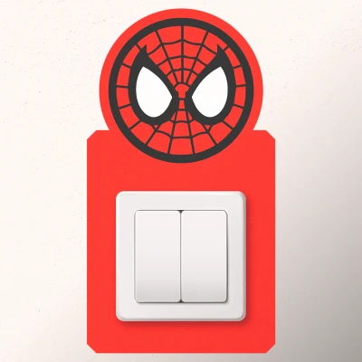 Adesivo per interruttore - Spiderman