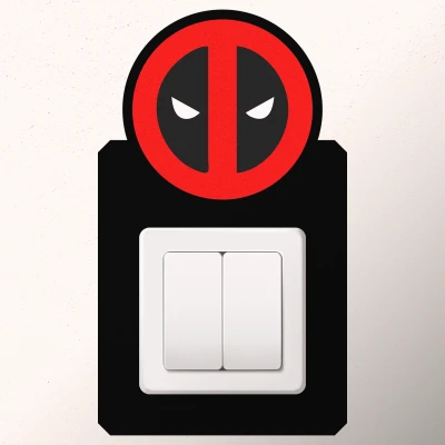 Adesivo per interruttore - Deadpool