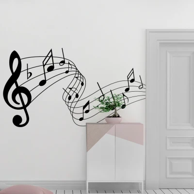 Adesivi murali musicali - Chiave del violino