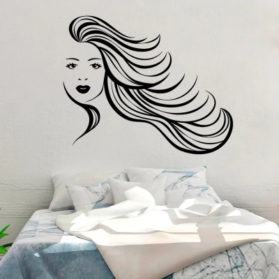 Adesivo murale silhouette - Donna