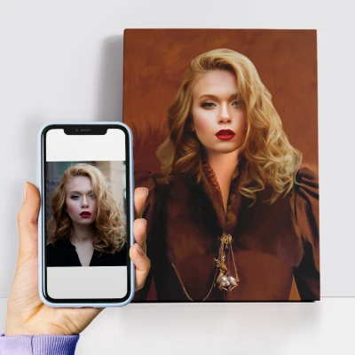 Quadri Reali con la tua Foto per Donne