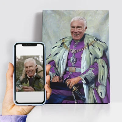 Quadro Personalizzato Grande Re