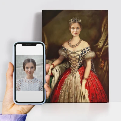Quadro Reale Personalizzato per Donne