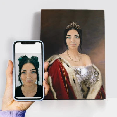 Quadro Reale Personalizzato Sua Maestà
