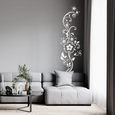 Adesivo murale floreale - Eleganza Eterna