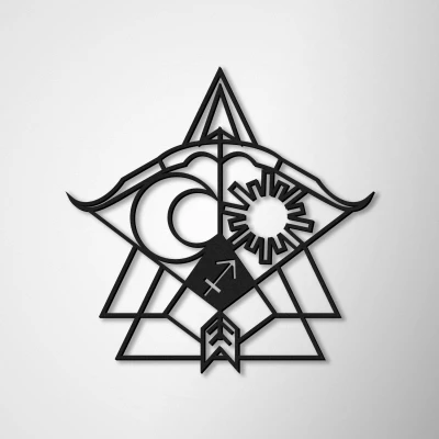 Decorazioni murali-Sagittario