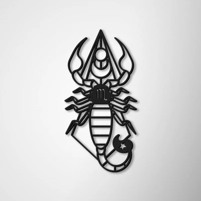 Decorazioni murali-Scorpione