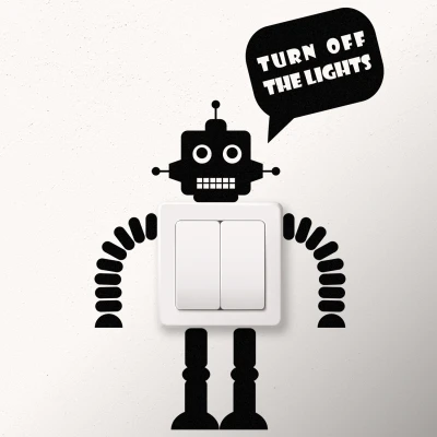 Adesivo per interruttore - Lancio nello spazio